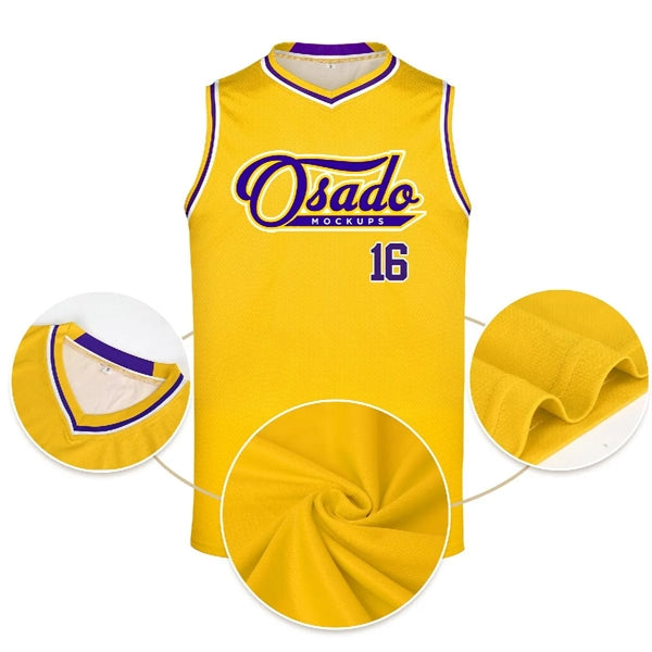 CUSTOM PERFORMANCE PERSONALIZED SUBLIMATED BASKETBALL JERSEY
