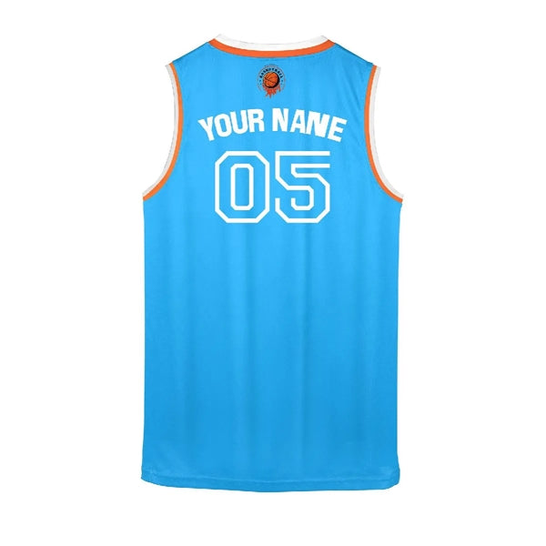 CUSTOM PERFORMANCE PERSONALIZED SUBLIMATED BASKETBALL JERSEY