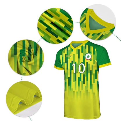 CUSTOM PERFORMANCE DYE SUBLIMATED RIB NECK SOCCER JERSEY