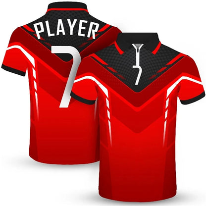 MEN'S CUSTOM PERFORMANCE DYE SUBLIMATED 1/4 ZIP POLO SHIRT