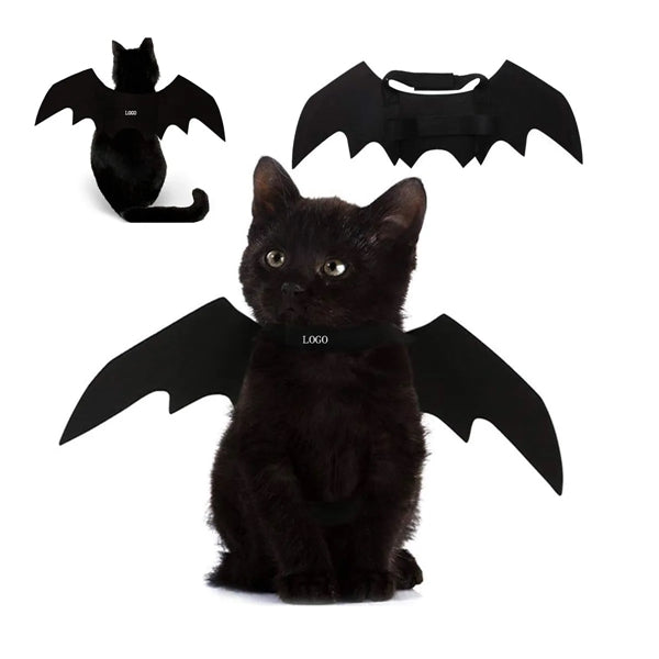Pet Cat Bat Wing Halloween Party Decorations