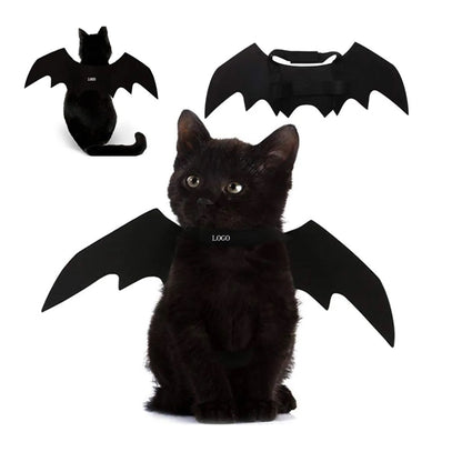 Pet Cat Bat Wing Halloween Party Decorations