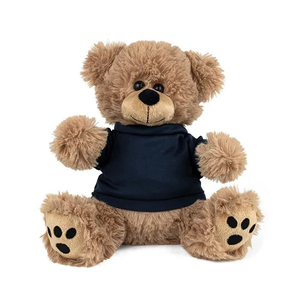 LARGE 8" Plush Teddy Bear With Choice of T-Shirt Color