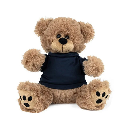 LARGE 8" Plush Teddy Bear With Choice of T-Shirt Color