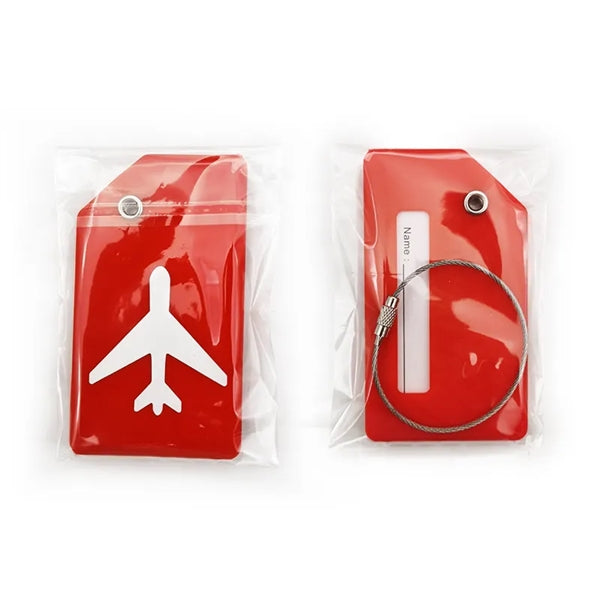 Silicone Airplane Suitcase Luggage Tag