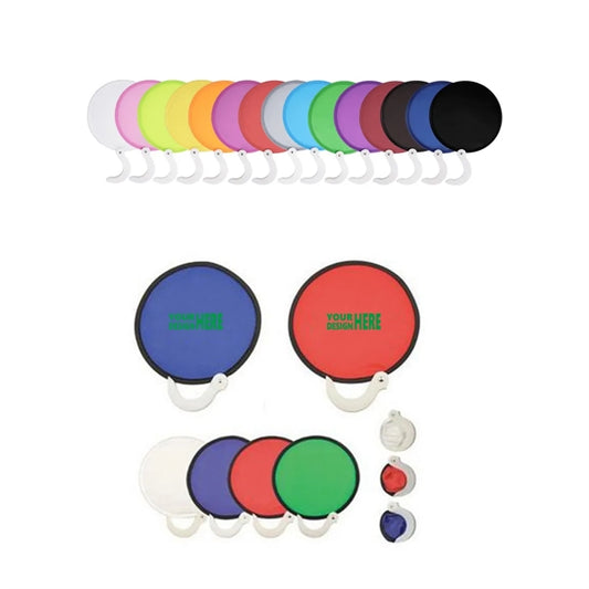 Collapsible Fan With Plastic Handle
