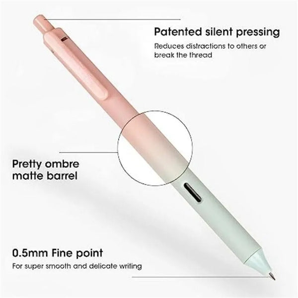 Retractable Mute Speed Dry Gel Ink
