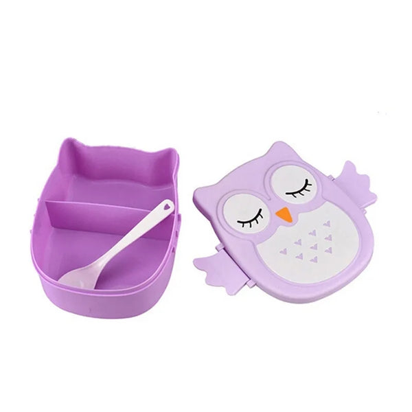 Cartoon Owl Lunch Box