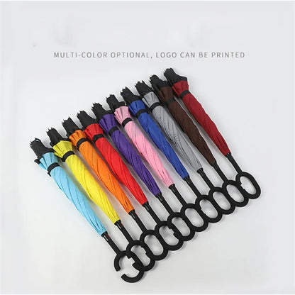 Double Layer Inverted Reverse Umbrella