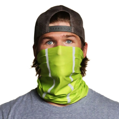 Hi Vis Double Reflective Safety Workwear Neck & Face Gaiter