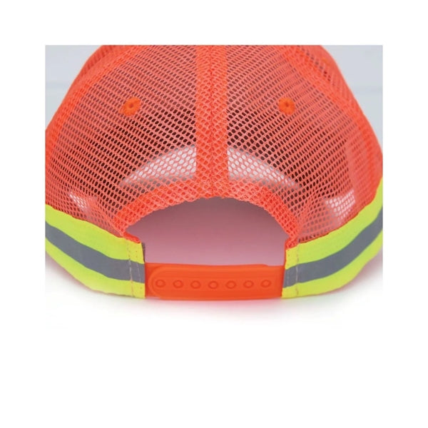 Hi Viz Mesh Back Reflective Tape Cap Safety Baseball Hat