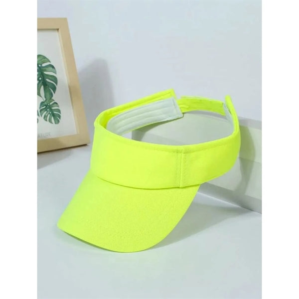 Hi-Vis Non-ANSI Hat Safety Sun Visor Cap
