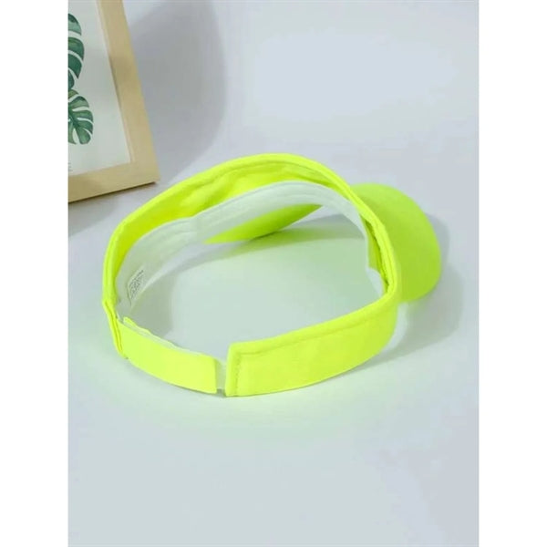 Hi-Vis Non-ANSI Hat Safety Sun Visor Cap