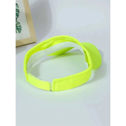 Hi-Vis Non-ANSI Hat Safety Sun Visor Cap