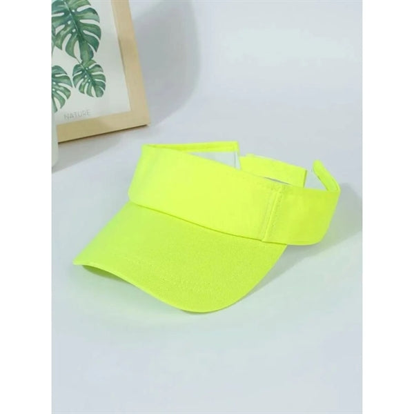 Hi-Vis Non-ANSI Hat Safety Sun Visor Cap