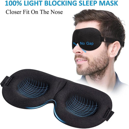 100% Blackout 3D Eye Mask for Sleeping