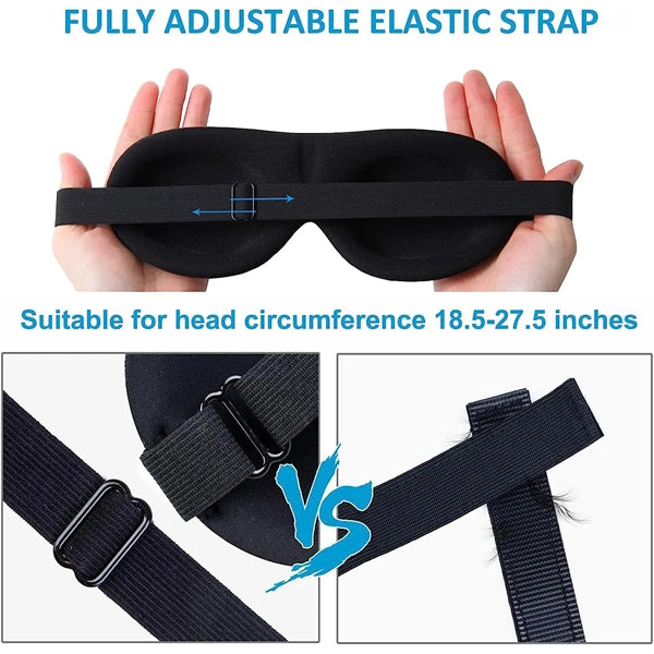 100% Blackout 3D Eye Mask for Sleeping