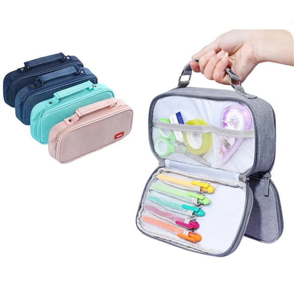 Pencil Case Pen Pouch Large Stationery Organizer