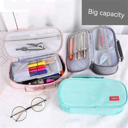 Pencil Case Pen Pouch Large Stationery Organizer