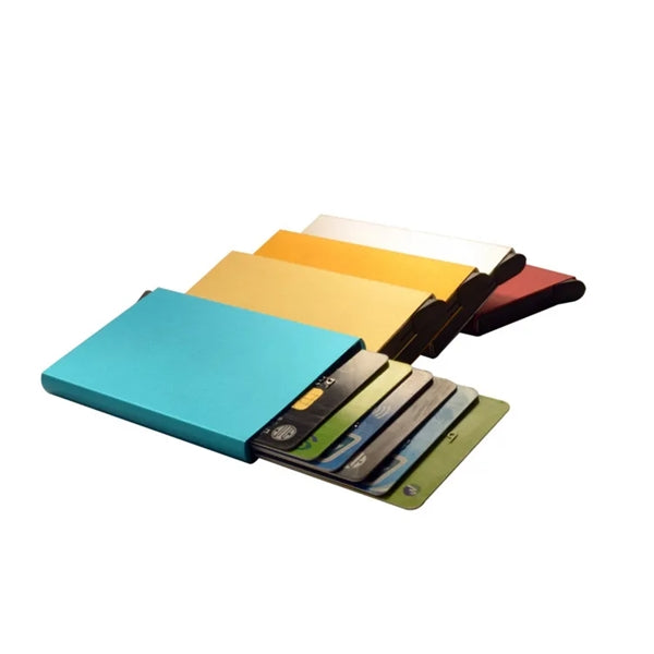 Pop up Slim Credit Card Holder for RFID Blocking