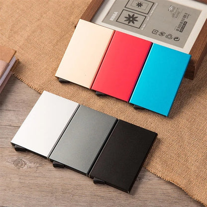 Pop up Slim Credit Card Holder for RFID Blocking