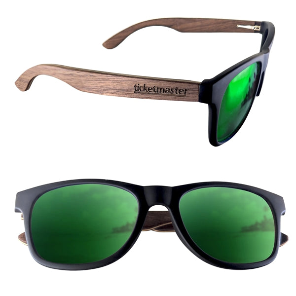 Polarized or Mirror Wood Miami Sunglasses