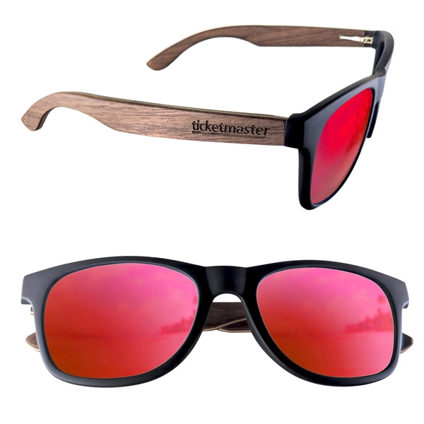Polarized or Mirror Wood Miami Sunglasses