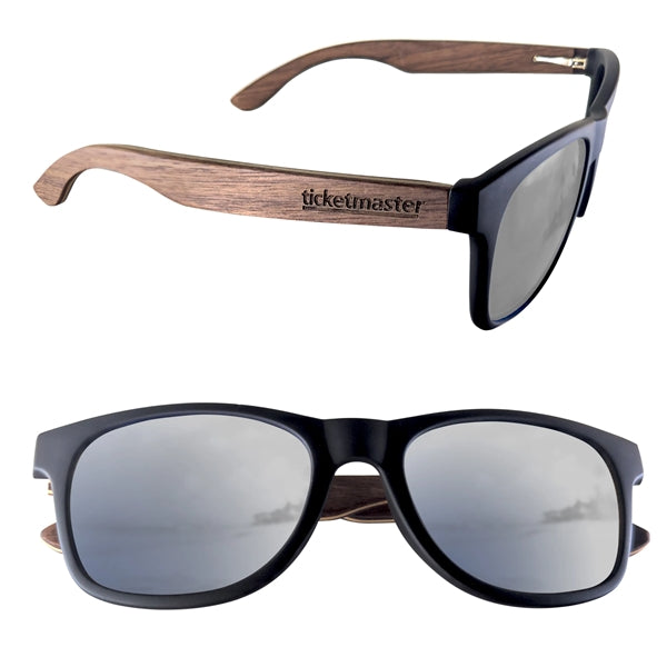Polarized or Mirror Wood Miami Sunglasses