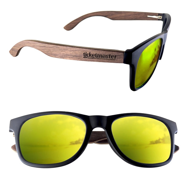 Polarized or Mirror Wood Miami Sunglasses