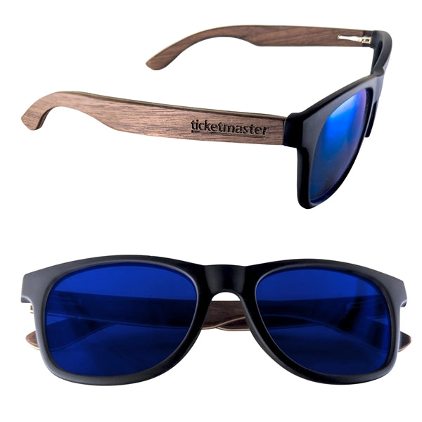Polarized or Mirror Wood Miami Sunglasses