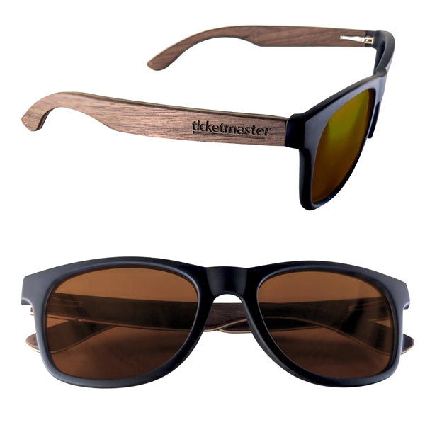 Polarized or Mirror Wood Miami Sunglasses