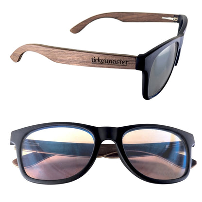 Polarized or Mirror Wood Miami Sunglasses
