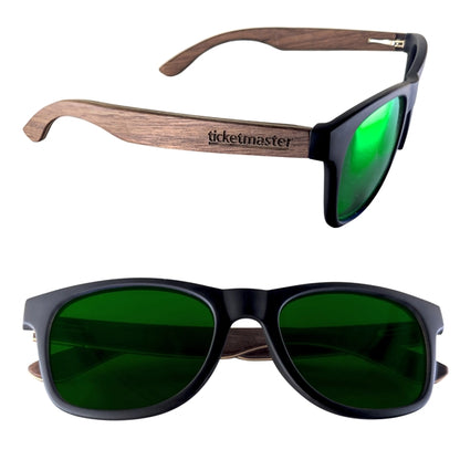 Polarized or Mirror Wood Miami Sunglasses