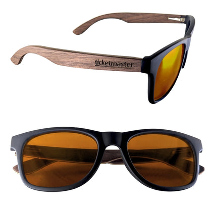 Polarized or Mirror Wood Miami Sunglasses