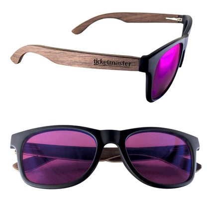 Polarized or Mirror Wood Miami Sunglasses