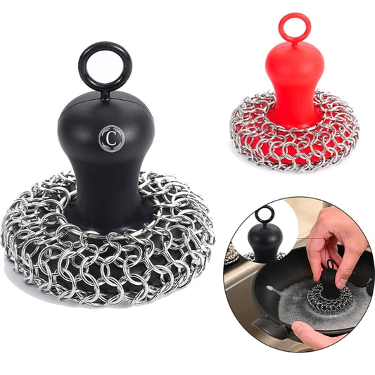 Cast Iron Chainmail Scrubber