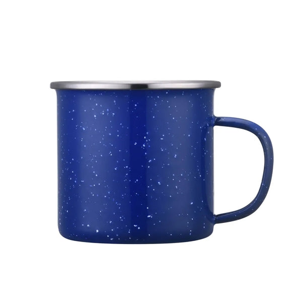 Wren Enamel Mug w/SS Rim - 16oz