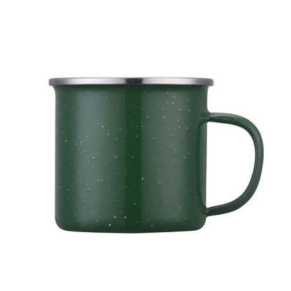 Wren Enamel Mug w/SS Rim - 16oz