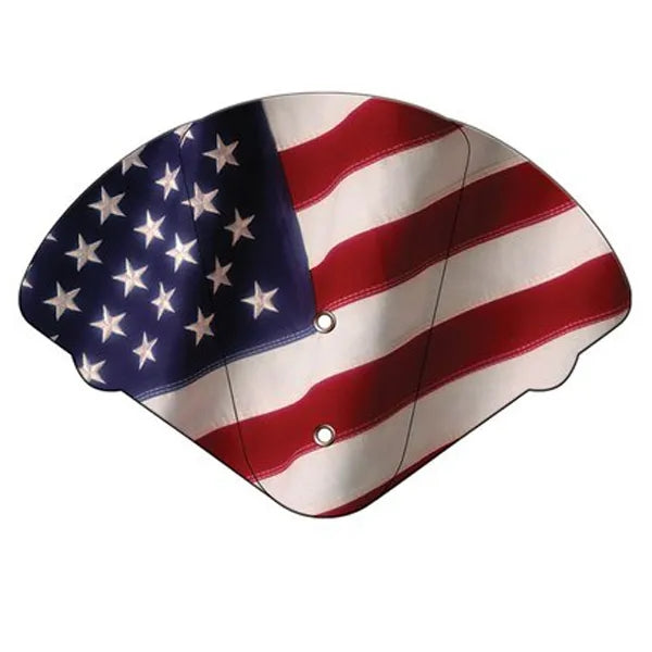 American Flag Inspirational Expandable Hand Fan