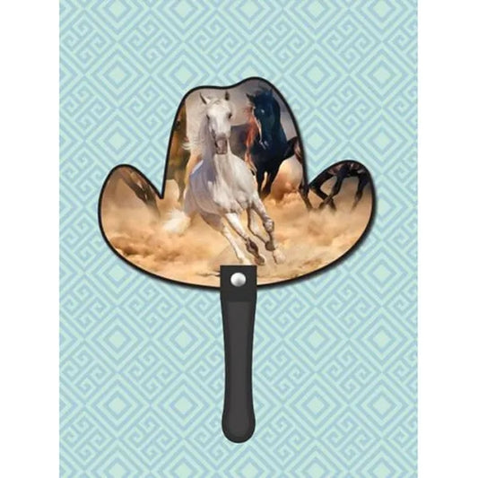 Cowboy Hat Hand Fan