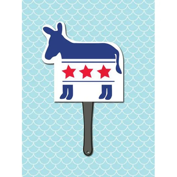Donkey Outline Hand Fan