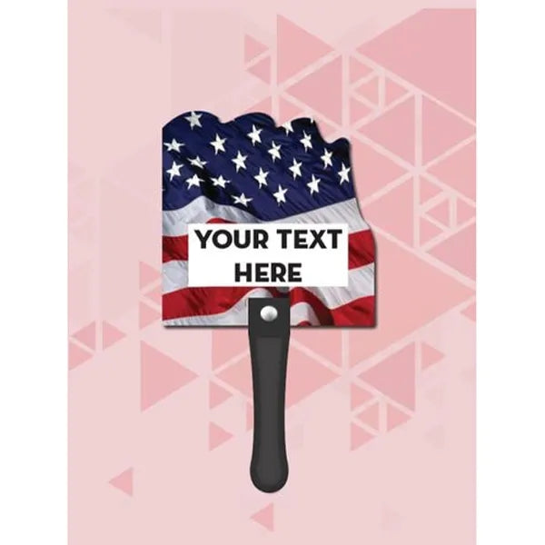 Flag Hand Fan