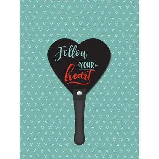 Heart Hand Fan