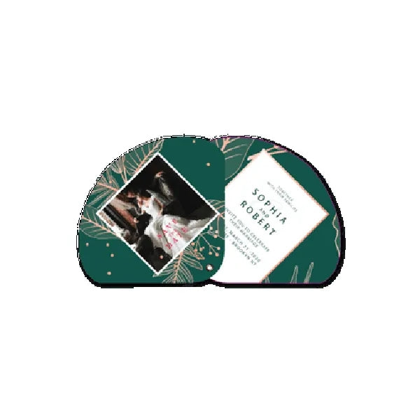 Wedding Two Part Expandable Hand Fan