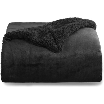 Sherpa Fleece Throw Blanket