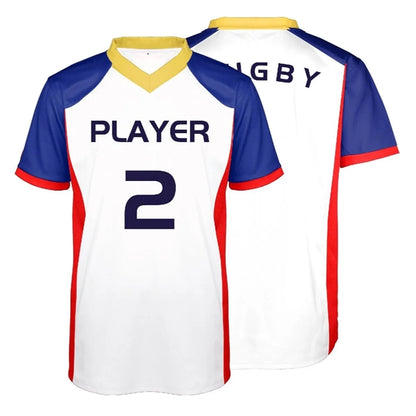 MENS CUSTOM PERFORMANCE PERSONALIZED SUBLIMATED RUGBY JERSEY
