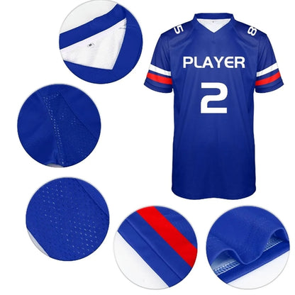 MENS CUSTOM PERFORMANCE PERSONALIZED SUBLIMATED RUGBY JERSEY