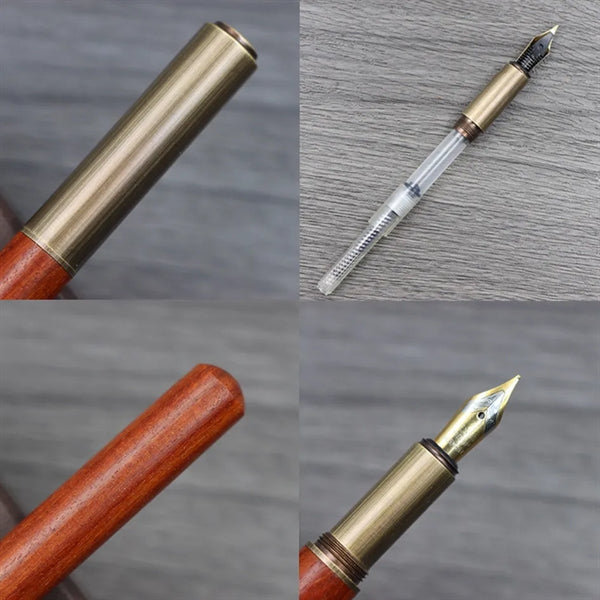 Vintage Brass Fountain Pen