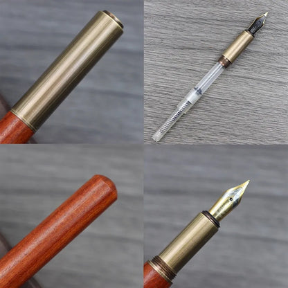 Vintage Brass Fountain Pen