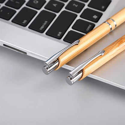 Wooden Bamboo Press Ball Pen